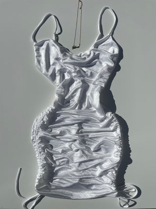 Sasha Slinky Dress (Ivory)