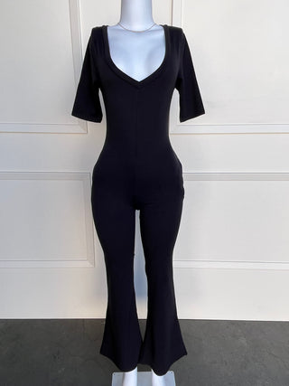 Like No Other Jumpsuit (Black) RUNS SMALL