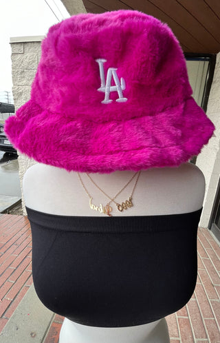 LA Bucket Hat (Fuchsia)