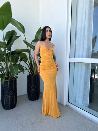 Elegant Dress (Golden)