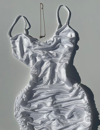 Sasha Slinky Dress (Ivory)