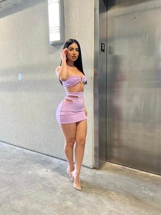 Gigi Skirt Set (purple)