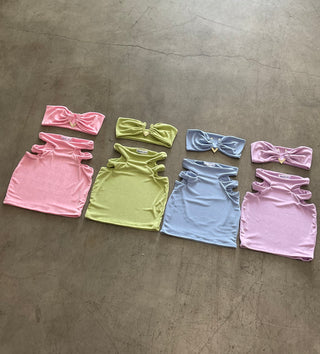 Gigi Skirt Set (Pink)