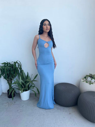 Alicia Maxi Dress (Blue)