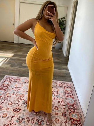 Elegant Dress (Golden)